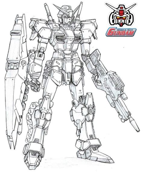 Gundam Gambar Untuk Mewarnai 🦾 Pepelt