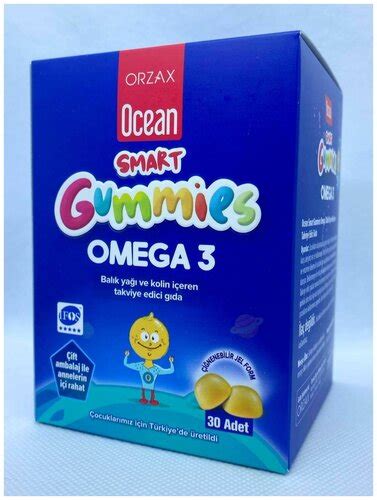 Витамины для детей / Orzax Smart Gummies Omega 3 (EPA, DHA, Холин ...