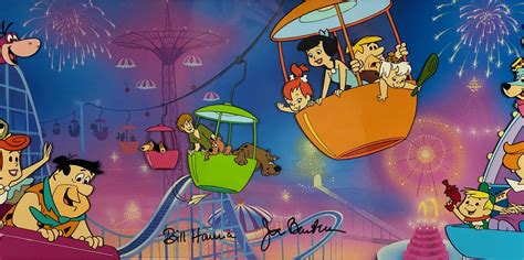 Hanna Barbera Theme Park Hanna Barbera Animation Cel Mutualart