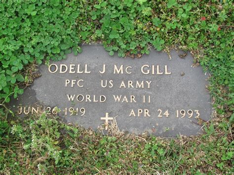 Odell J Mcgill M Morial Find A Grave