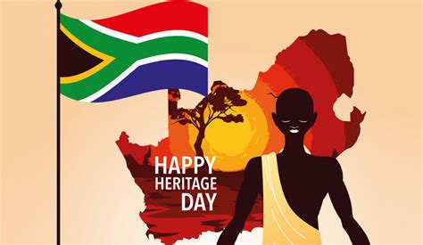 Zuid Afrika Heritage Day Usuku Lwamasiko Erfenisdag 1995 Vlagblog