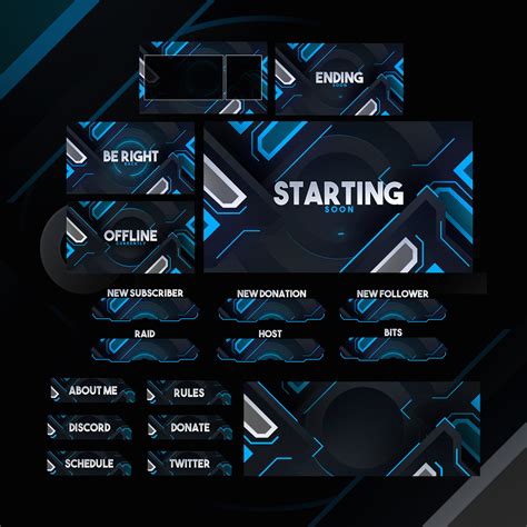 Animated Twitch Stream Overlay Package :: Behance