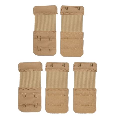HEVIRGO Lady Pcs Bra Extender With Hook Soft Bra Strap Underwear Back Band Extension Nude