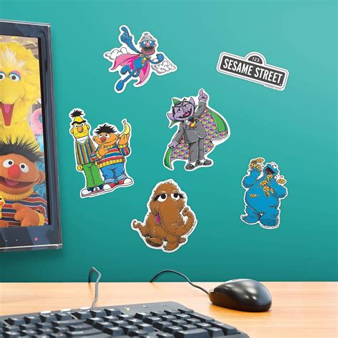 Buy Popfunk Sesame Street Collectible Stickers With Elmo Murray And