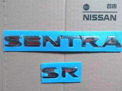 Emblema Cajuela Nissan Sentra Sr Nuevo Original