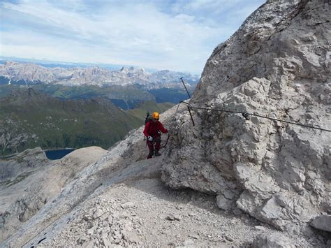 Marmolada Westgrat Klettersteig Fotos Hikr Org