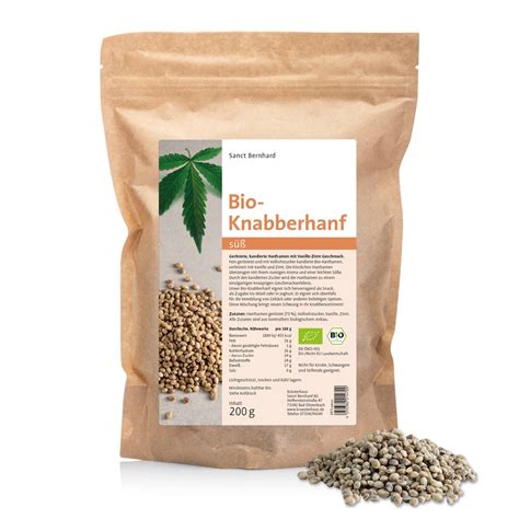 Organic Hemp Snack Sweet Buy Securely Online Now Sanct Bernhard