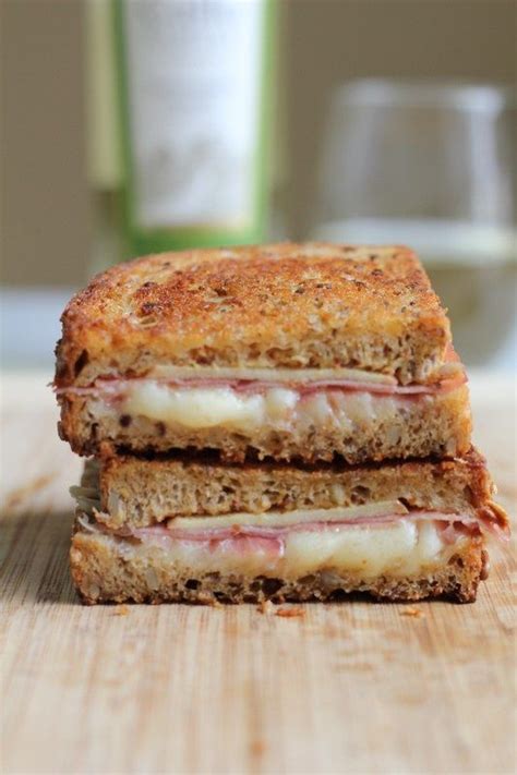 Apple Prosciutto Gruyere Grilled Cheese Recipe Gruyere Grilled