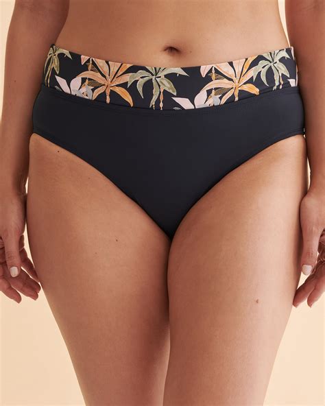 Skye Mamanuca Foldover Waistband Bikini Bottom Tropical Blue Bikini