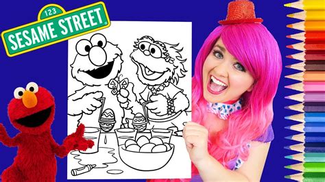 Elmo And Zoe Coloring Pages