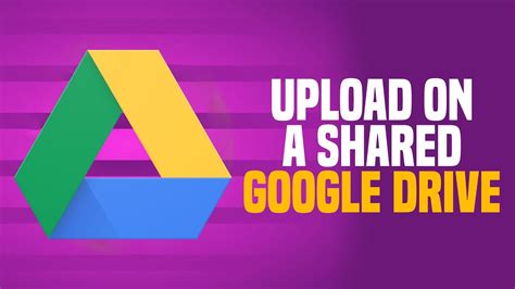 How To Upload On A Shared Google Drive EASY YouTube