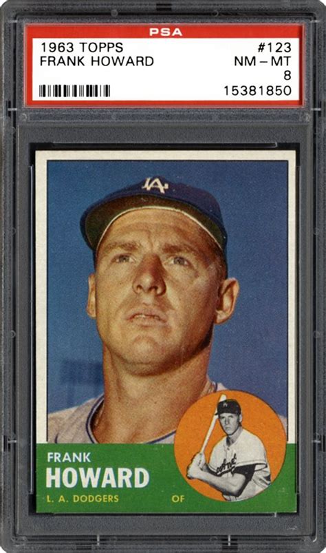 Auction Prices Realized Baseball Cards 1963 TOPPS Frank Howard Summary