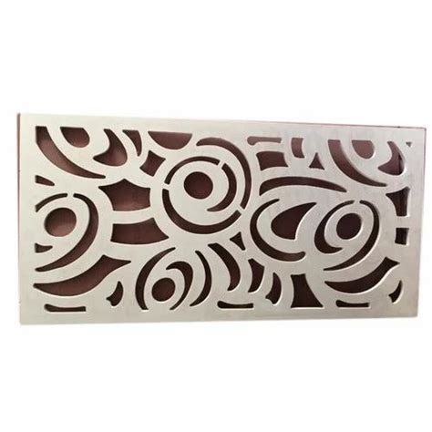 White Rectangular MDF Jali At Rs 120 Square Feet In Kanpur ID