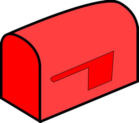 Red Mailbox Clip Art at Clker.com - vector clip art online, royalty free & public domain