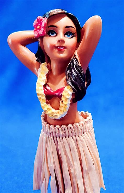 Hula Dancing Dashboard Girl | Etsy