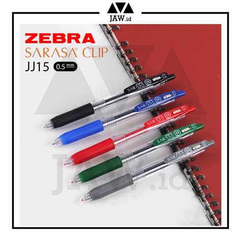 Jual JAW Id Pulpen Gel ZEBRA Sarasa Clip Zebra 0 5 Shopee Indonesia