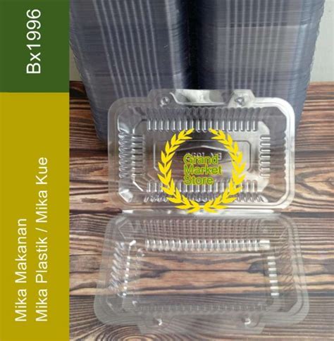 Jual Tray Mika Plastik Bx 1696 Mika Kotak Mika Kue Mika Bx 1