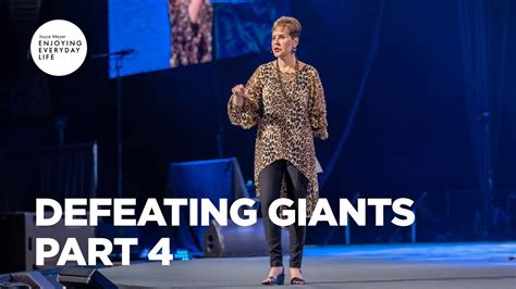 Defeating Giants Part Joyce Meyer Enjoying Everyday Life Best