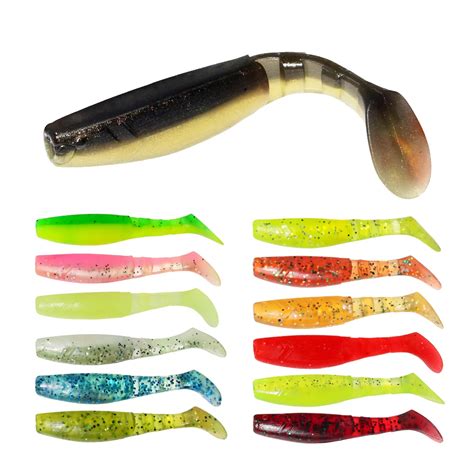 Silicone Fishing Slugs Silicone Worm Baits Slugs Fishing Soft