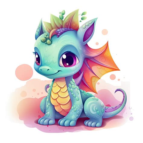 Playful Baby Dragons Collection With Colorful Bodies Colorful Baby