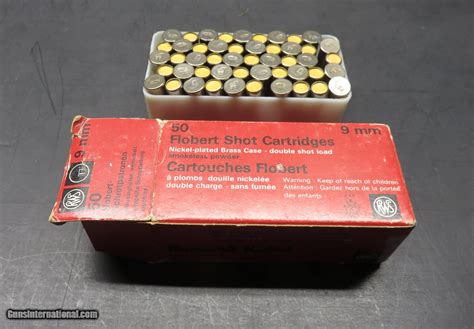 Rws 9mm Flobert Shot Cartridge Box