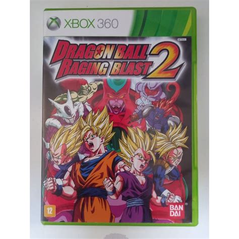 Jogo Dragon Ball Raging Blast Original Xbox Midia Fisica Cd