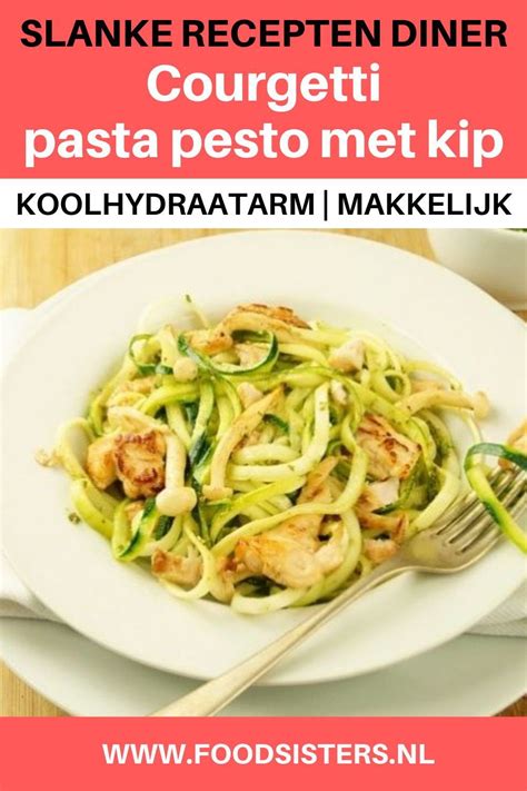 Koolhydraatarme Pasta Pesto Met Kip Artofit