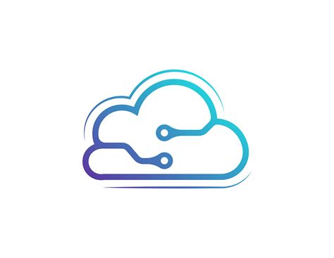 cloud technology company logo template  behance