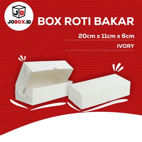 Jual Dus Roti Bakar Ivory Tebal Food Grade Box Roti Bakar Kemasan