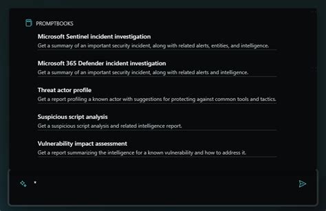 Using Promptbooks In Microsoft Security Copilot Microsoft Learn