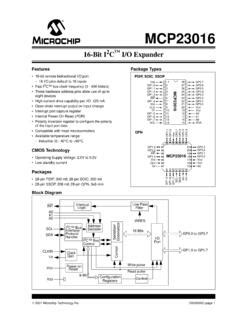 MCP23016 16-Bit I2C I/O Expander - Microchip Technology / mcp23016-16 ...