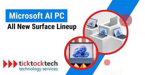 Microsoft Ai Pc All New Surface Lineup Computer Repair Ticktocktech