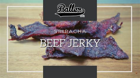 How To Make Sriracha Beef Jerky On A Pit Boss Pellet Grill Ballerbbq Youtube