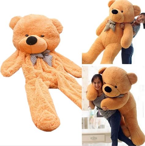 Custom Wholesale Unstuffed Plush Animal Skins Plush Bear Skin Giant