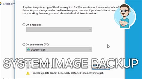 How To Create A System Image Backup In Windows 10 YouTube