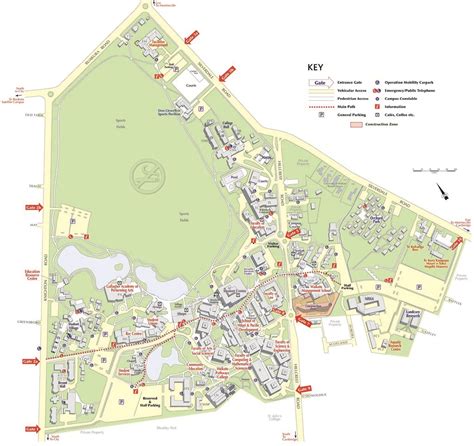 Hamilton College Campus Map