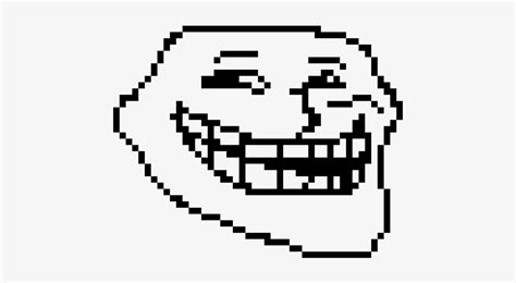 Troll Face Pixel Art Small