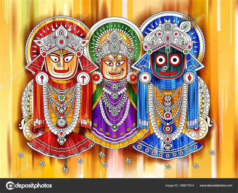 Ratha Yatra Of Lord Jagannath Balabhadra And Subhadra On Chariot