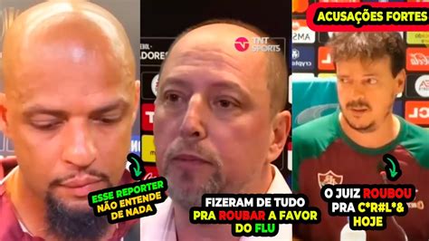 TRETA FELIPE MELO REVOLTADO DINIZ DETONA ARBITRAGEM E PRESIDENTE DO