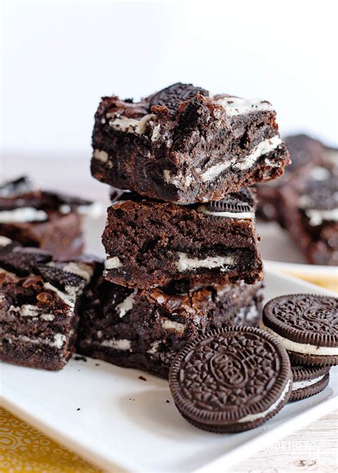 Oreo Stuffed Brownies - Easy + Yummy Dessert To Make!