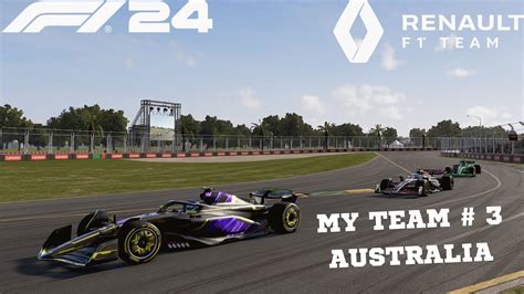 F1 24 My Team Kariyeri Full Race Bölüm 3 Australia GP Dayanıklılık