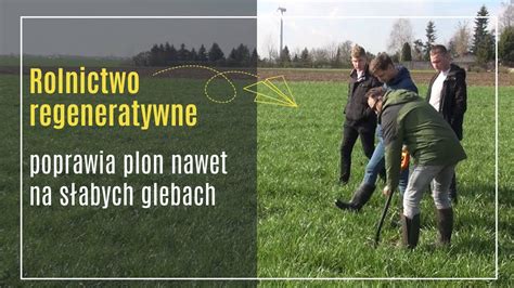 Rolnictwo regeneratywne daje efekt nawet na słabych glebach WIDEO