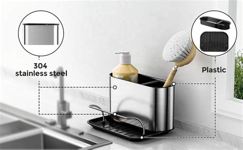 Amazon Odesign Kitchen Sink Organizer Caddy Countertop Sponge