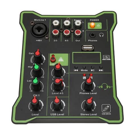 Duokon Mini M Langeur De Son Table De Mixage Audio Professionnelle