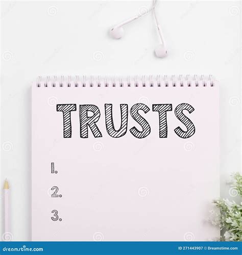Inspiration Showing Sign Trusts. Business Idea Firm Belief in