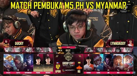 MATCH PEMBUKA M5 MONSTER PH VS KING MYANMAR AP BREN VS BURMESE