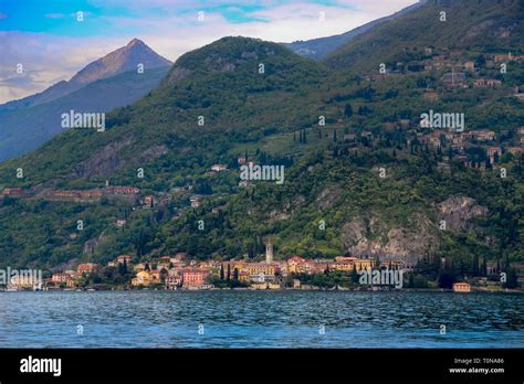 ferry view to bellagio, travel italy lake como Stock Photo - Alamy