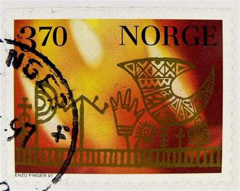 Beautiful Stamp Noreg Norge 3 70 Kr Francobolli Bollo Nor Flickr