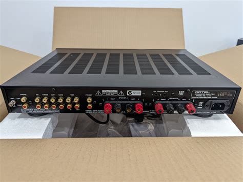 Rotel A10 Integrated Amplifier - black |﻿ Stereo, Home Cinema ...
