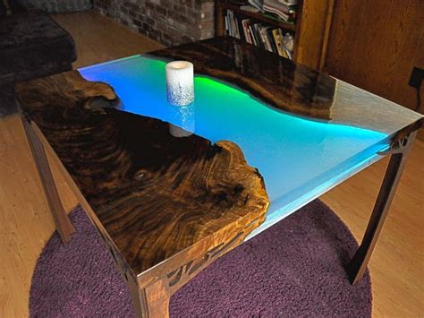 Erin St Blaine Glowing Resin River Table Tutorial Diy Resin Wood